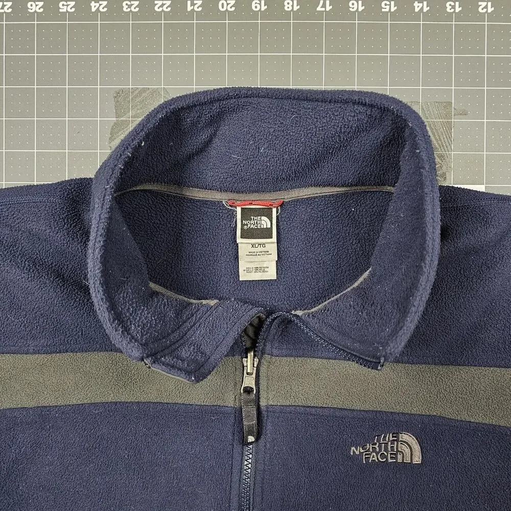 The North Face Jacket Mens XL Fleece Blue Gorpcore Outdoors Hiking Preppy Y2K
